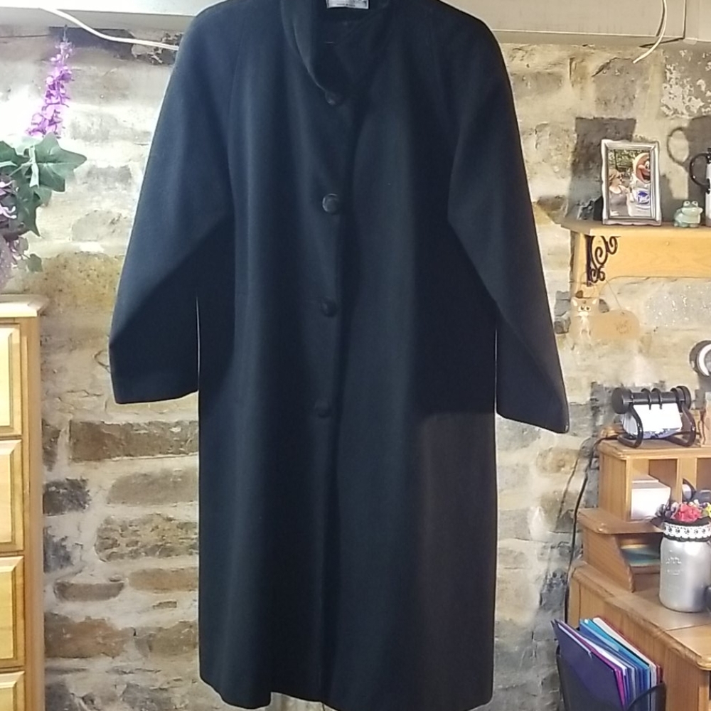 Forecaster of  Boston Black Wool Dress Coat